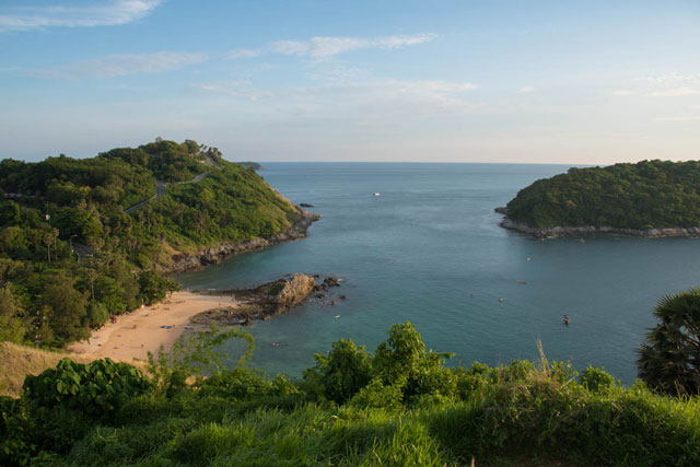 Yanui beach from the viewpoint