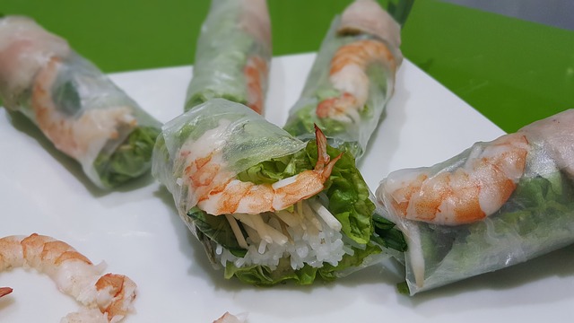 rollitos de verano - comida tailandesa