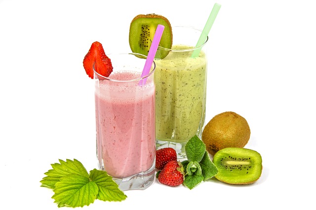 batidos de frutas sano