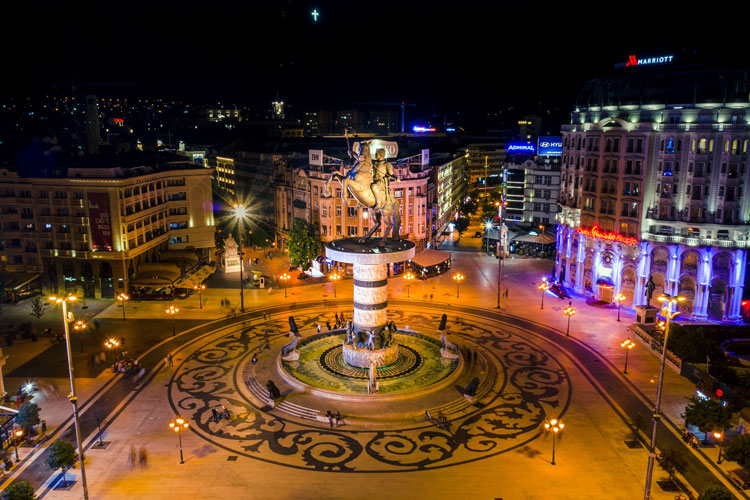 Skopje-at-night