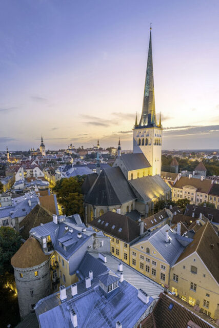 sunset-in-tallinn